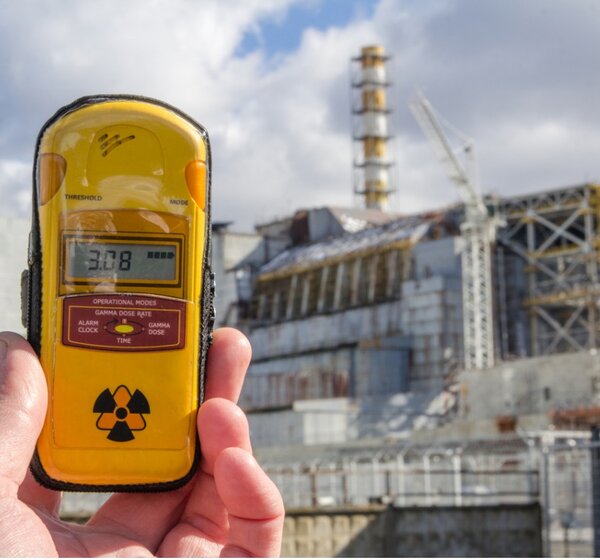 Image showing Dosimeter at Chernobyl, Ukraine 