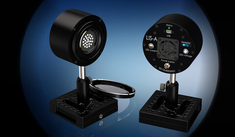Image showing the Front and back of a luminous Intensity Standard type LIS-A