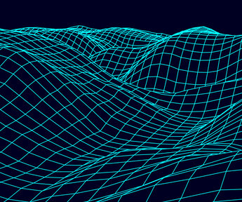 Image showing digital rendition of rough surface