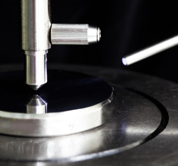 Image showing a Close-up of an indentation instrument