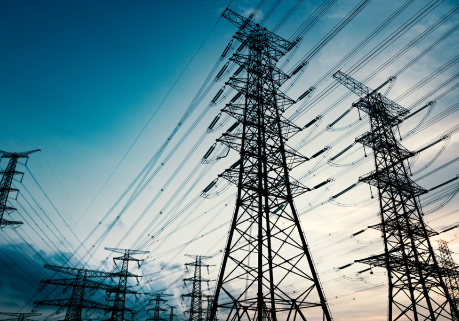Image showing High voltage towers