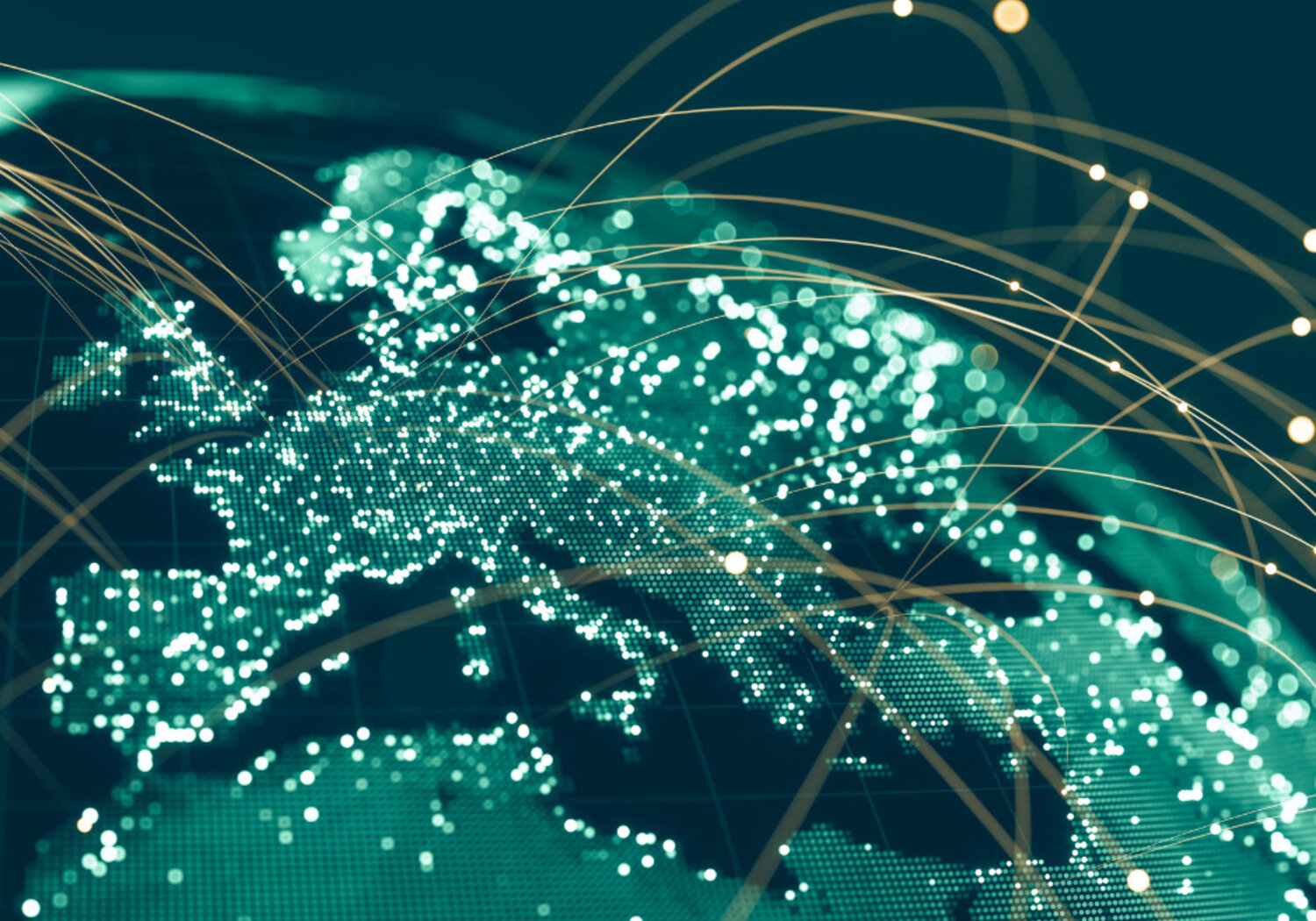 Image showing the global communications network