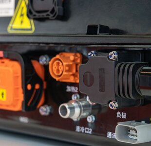 Image showing electric car battery pack interface