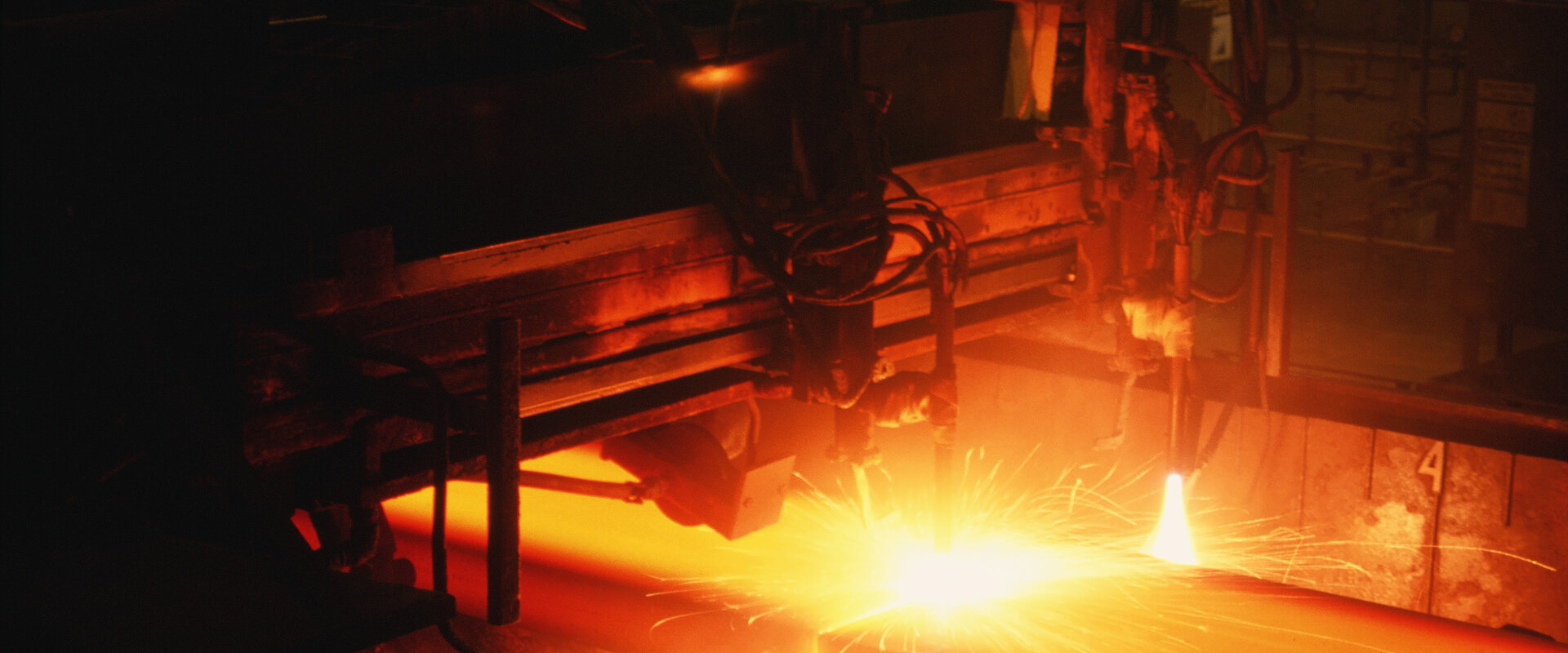 Image of a steel mill Image of a steel mill