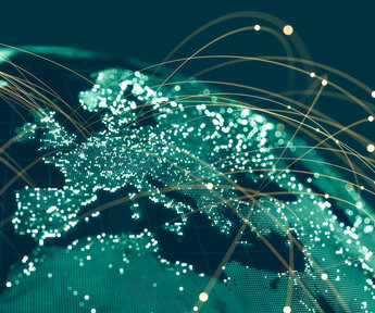 Image showing global communication network
