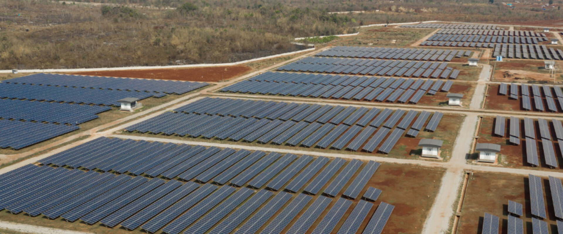 Solar panels in aerial view solar photovoltaic panels and solar picture id1128574343