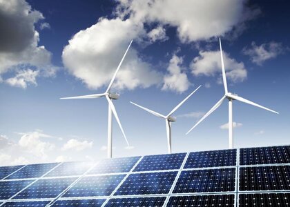 Solar Panels and Wind Turbines