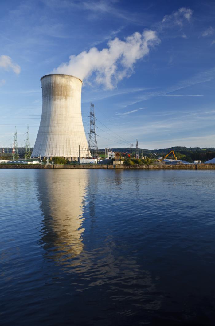 Cooling Tower Of Nuclear Power Station At River- Project Picture  ENV54