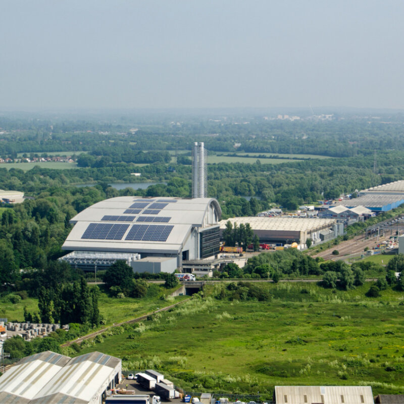 Developing the regulatory framework for increasingly stringent legislative HCl emission limits Image of Colnbrook incinerator
