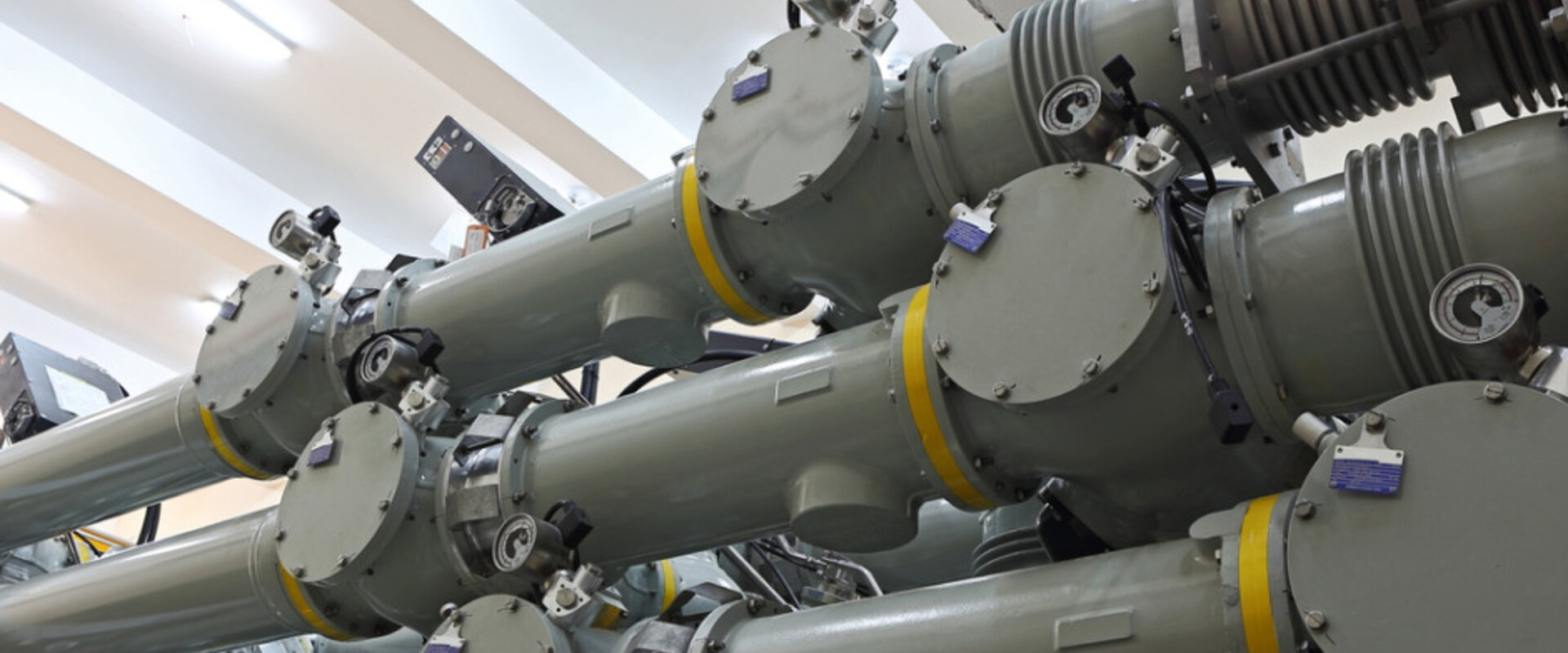 15NRM02 REE LoRes image High voltage Gas Insulated Switchgear inside a transformer substation
