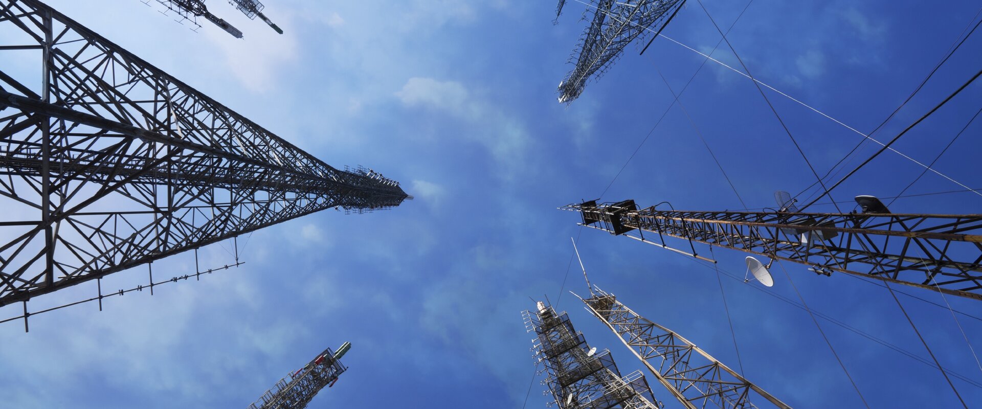 Metrology for 5G Communications Image showing a Telecommunications tower
